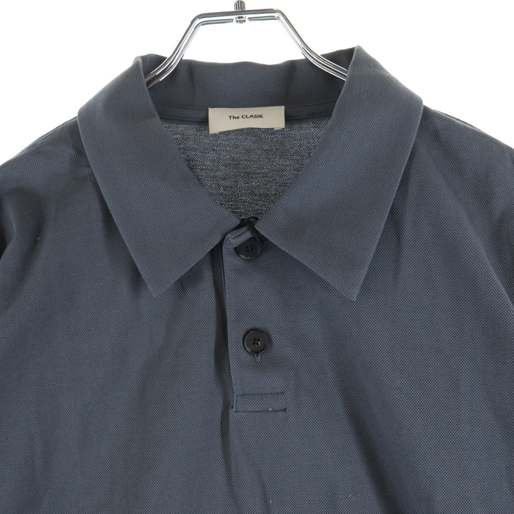The CLASIK(ザクラシック) 24SS CLASSIC POLO SHIRTS クラシック コットン 半袖ポロシャツ グレー CKCS-070