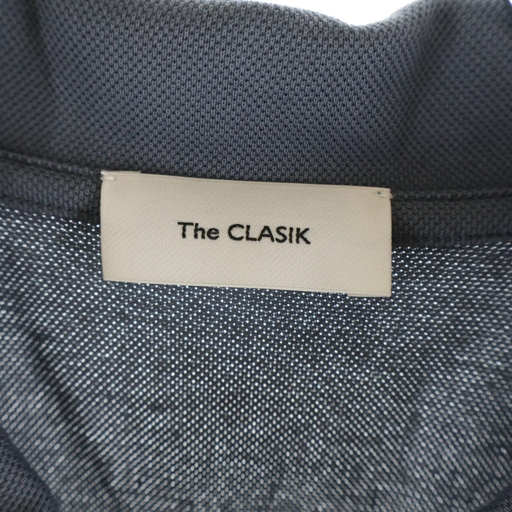 The CLASIK(ザクラシック) 24SS CLASSIC POLO SHIRTS クラシック コットン 半袖ポロシャツ グレー CKCS-070