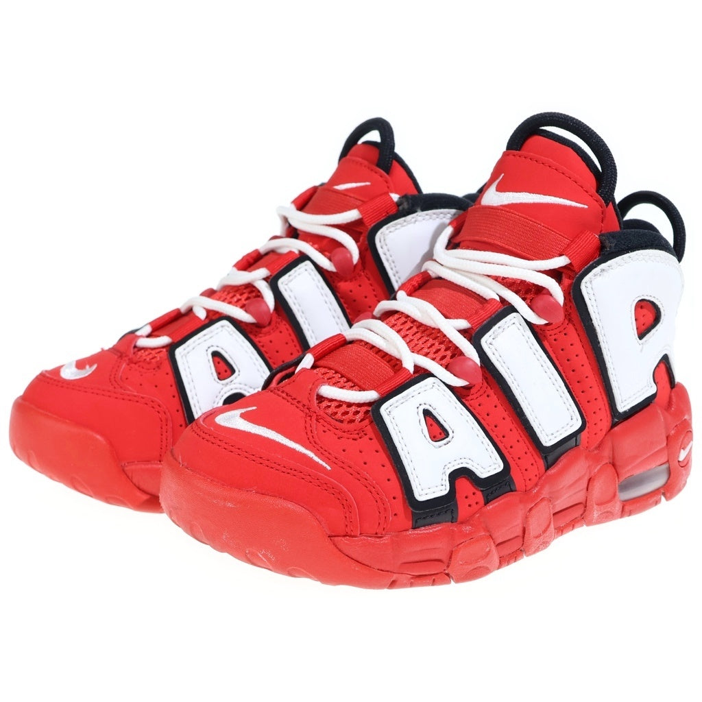 NIKE(ナイキ) AIR MORE UPTEMPO GS CHICAGO BULLS エア モア アップテンポ シカゴブルズ ハイカットスニーカー レディース レッド US4Y/23cm CD9402-600