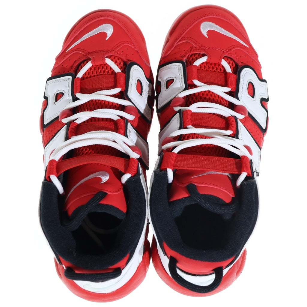 NIKE(ナイキ) AIR MORE UPTEMPO GS CHICAGO BULLS エア モア アップテンポ シカゴブルズ ハイカットスニーカー レディース レッド US4Y/23cm CD9402-600