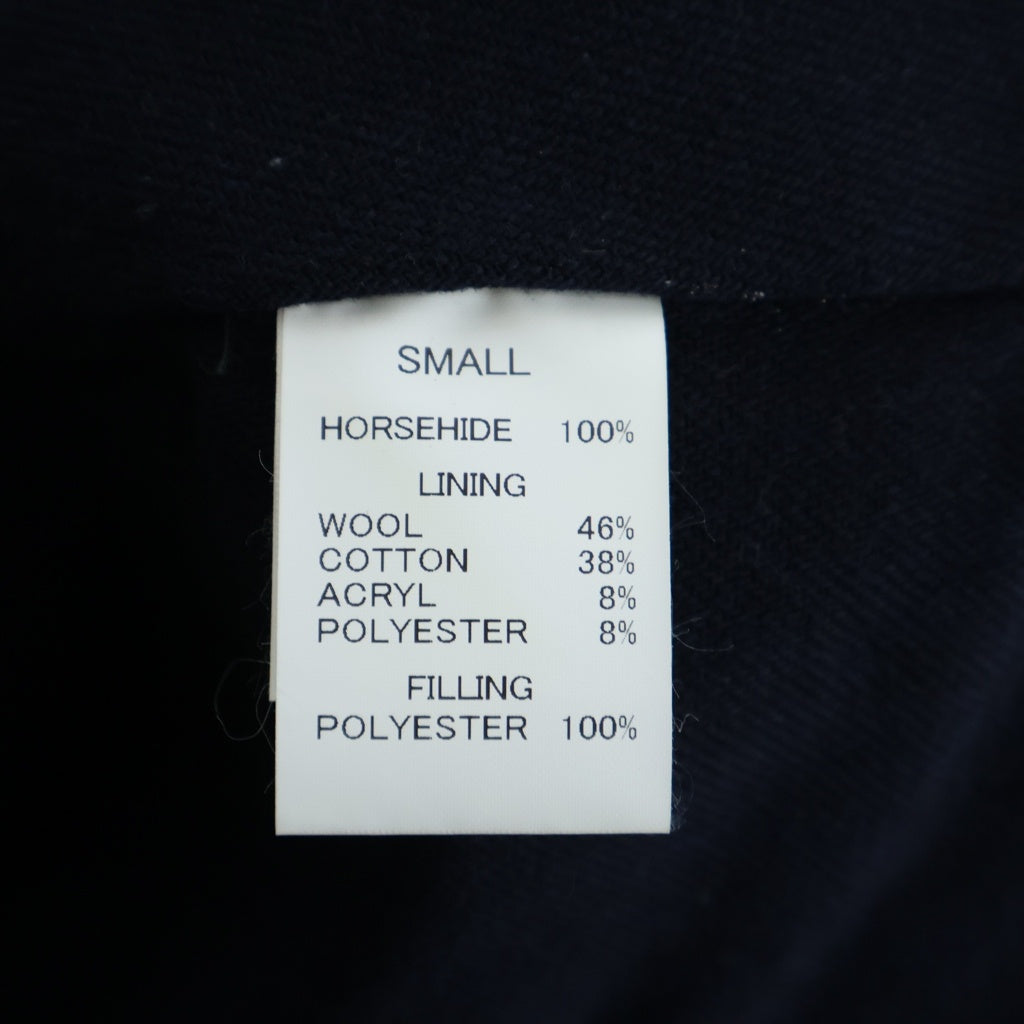 FINECREEK&CO(ファインクリークアンドコー) HOWARD ハワード ホースハイド レザー ピーコート ブラック ACCO001