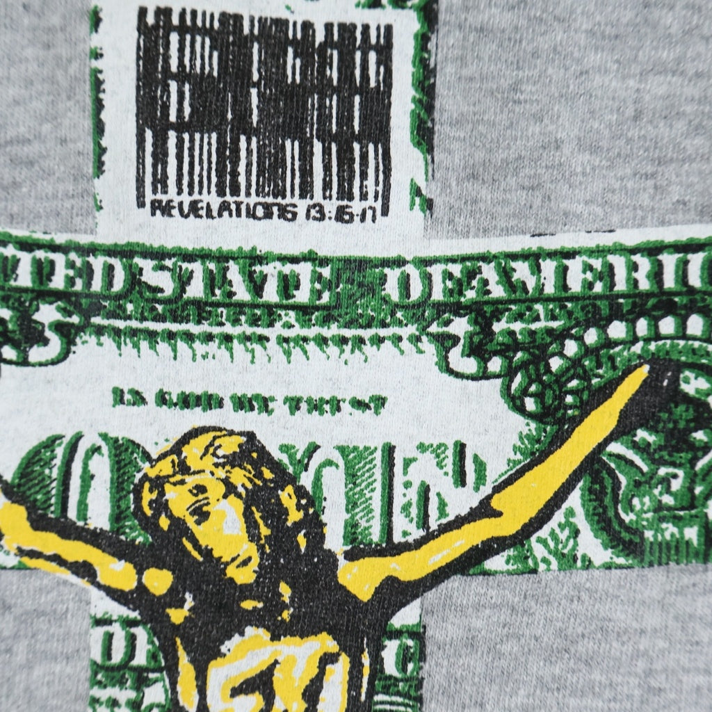 VINTAGE(ヴィンテージ) 80S VINTAGE DEAD KENNEDYS IN GOD WE TRUST INC ヴィンテージ デッド ケネディーズ インゴッドウィー トラスト クルーネック半袖Tシャツ カットソー グレー