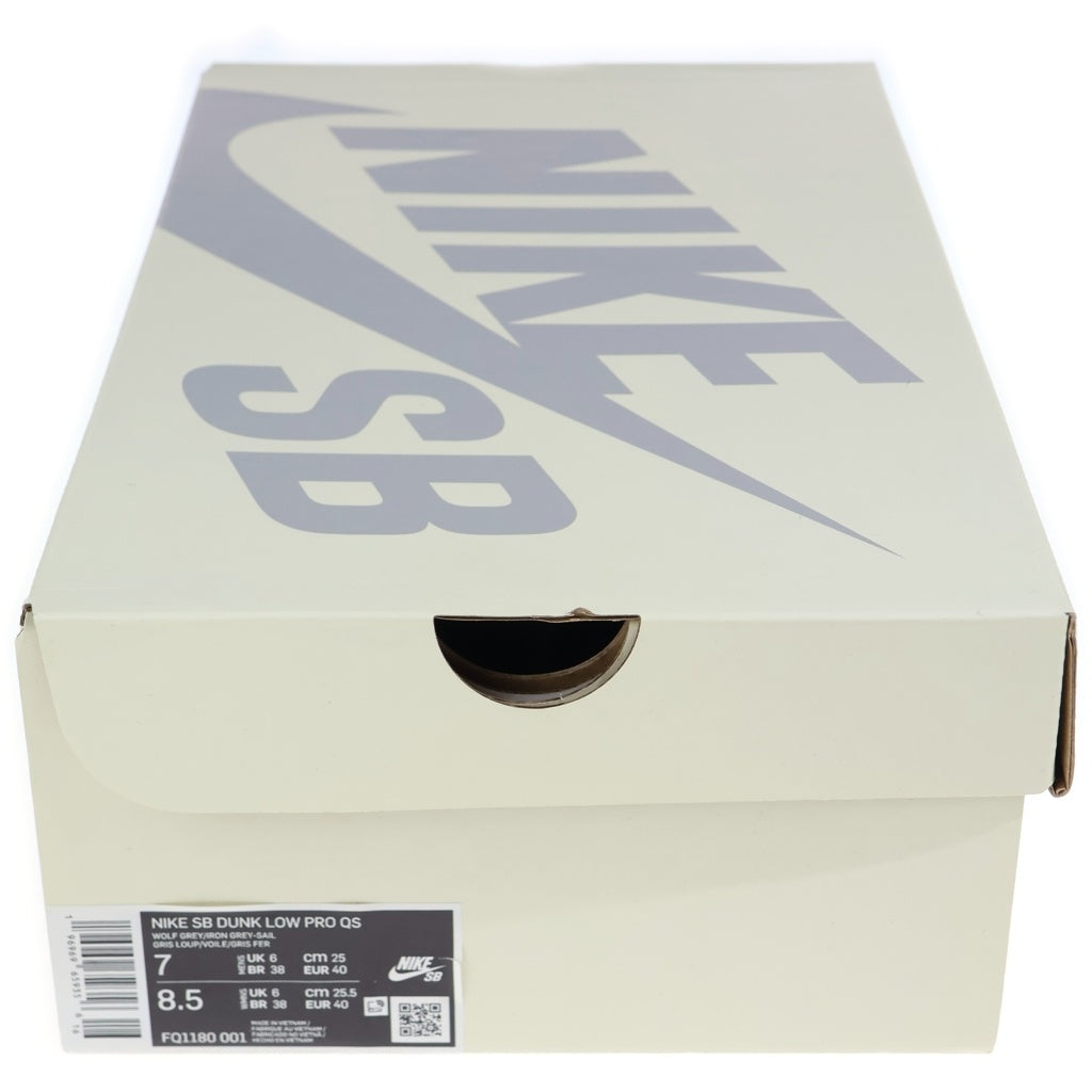 NIKE SB(ナイキエスビー) ×YUTO HORIGOME DUNK LOW PRO 堀米 雄斗 ダンク プロ ローカットスニーカー グレー/ホワイト US7/25cm FQ1180-001