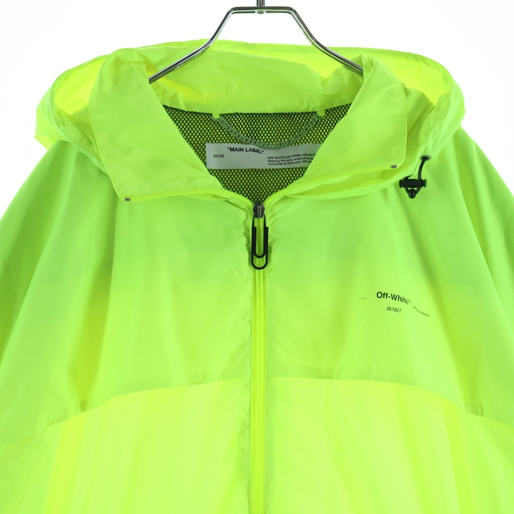 OFF-WHITE(オフホワイト) 20SS HOODED LIGHTWEIGHT JACKET ライトウェイト フーデッドナイロンジャケット イエロー OMEB014R20D16021