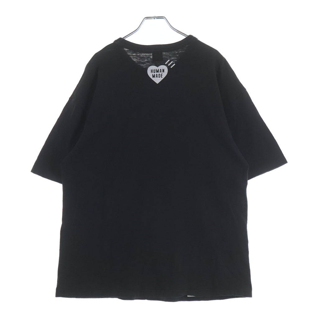 HUMAN MADE(ヒューマンメイド) 23AW GRAPHIC T-SHIRT グラフィック シロクマ コットン クルーネック カットソー 半袖 ブラック HM26TE007]