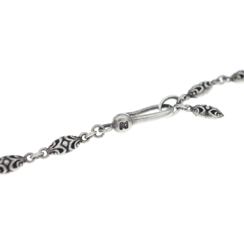 STANLEY GUESS スタンリーゲス シルバー チェーンネックレス メンズ STANLEY GUESS(スタンリーゲス) コクーンシルエット ネックレス