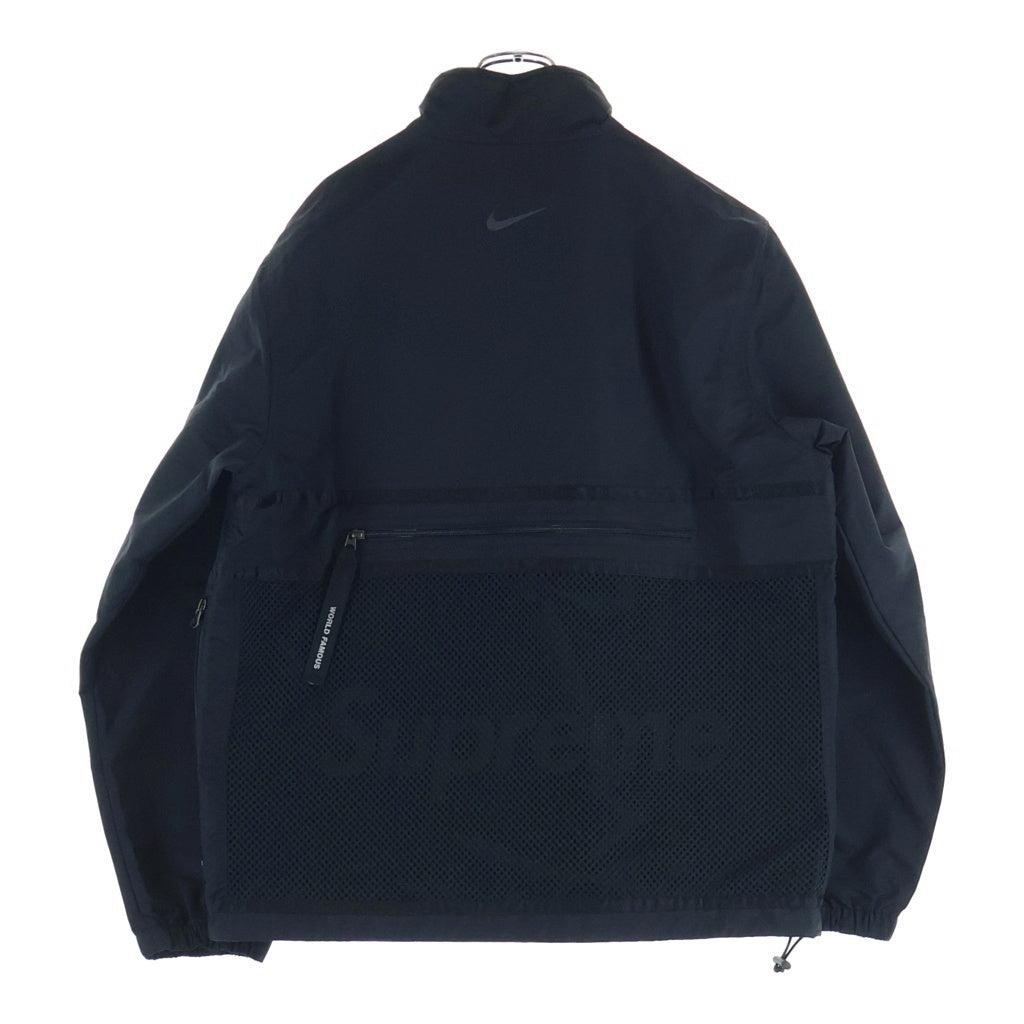 SUPREME(シュプリーム) 18AW ×NIKE Trail Running Jacket ナイキ トレイルランニング ジップアップナイロンジャケット ブラック 921635-010