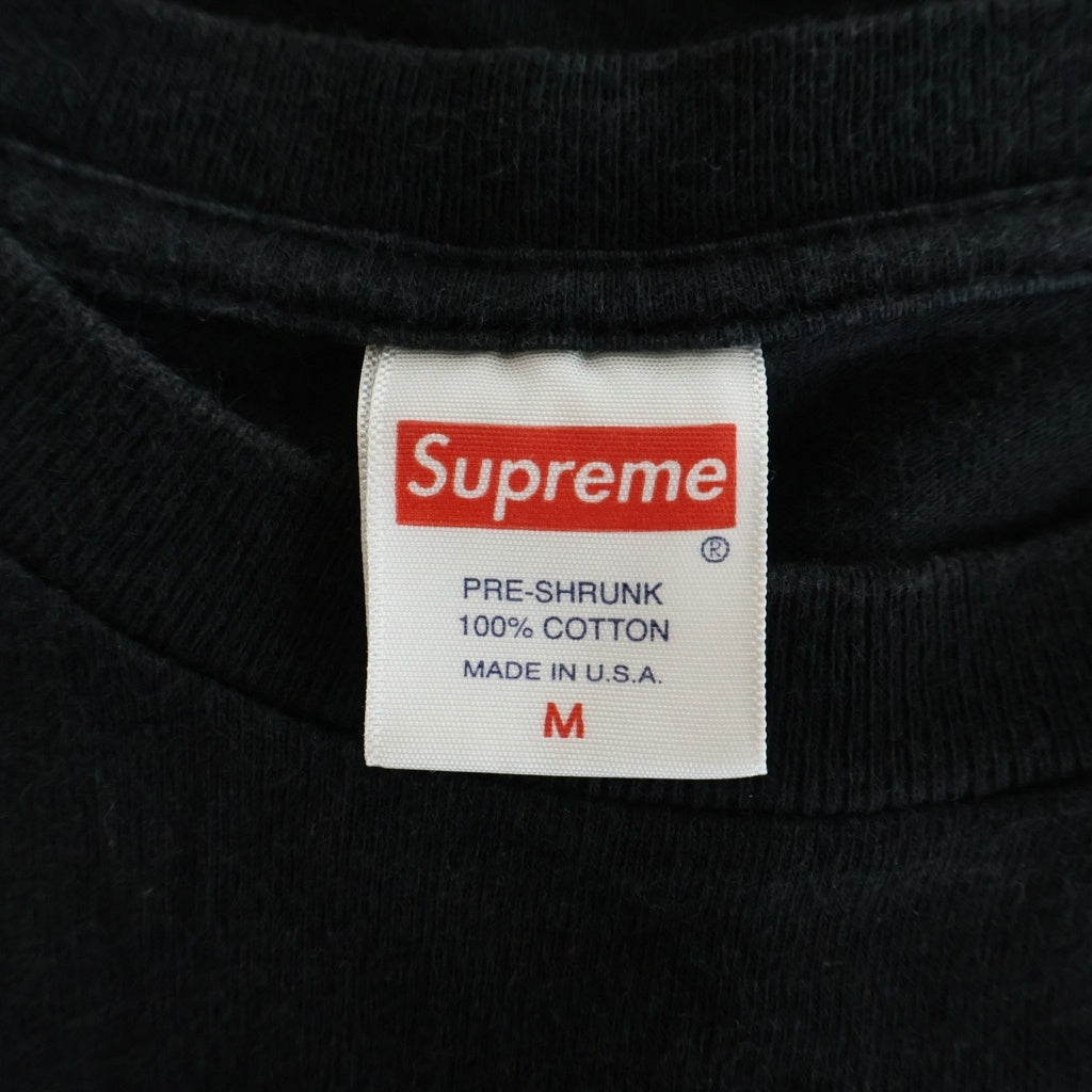 SUPREME(シュプリーム) 17AW Nas Tee ナスティナズ フォトプリントTシャツ 半袖クルーネックカットソー ブラック