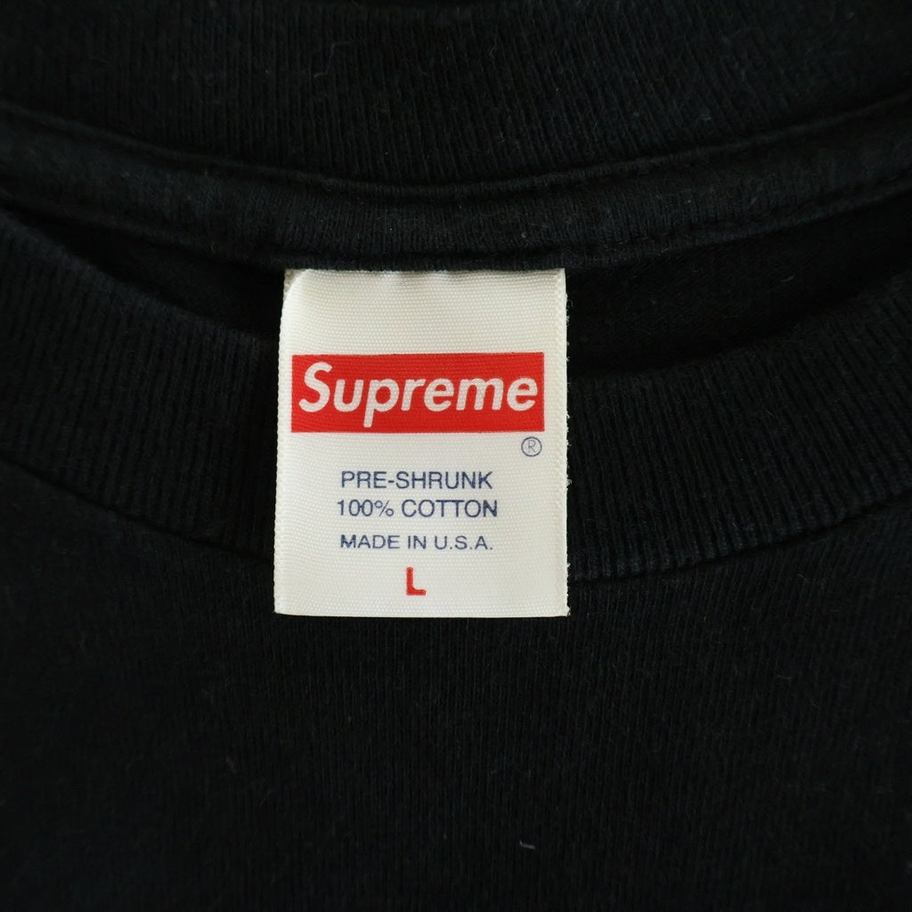 SUPREME(シュプリーム) 19SS ×Swarovski 25th Anniversary Box Logo Tee スワロフスキー 25周年記念 ボックスロゴTシャツ 半袖クルーネックカットソー ブラック