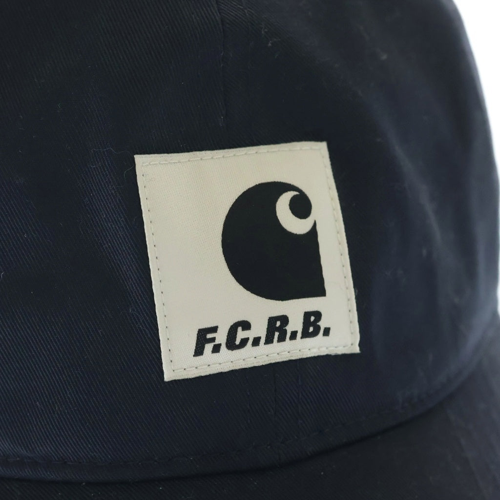 F.C.R.B./F.C.Real Bristol/FCRB(エフシーアールビー/エフシーレアルブリストル) 26SS ×CARHARTT WIP CAP カーハートウィップ 6パネル ベースボールキャップ 帽子 ネイビー FCRB-260129