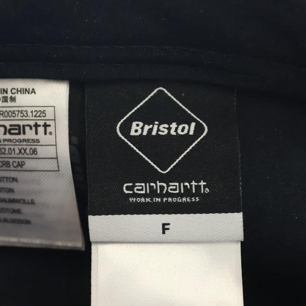 F.C.R.B./F.C.Real Bristol/FCRB(エフシーアールビー/エフシーレアルブリストル) 26SS ×CARHARTT WIP CAP カーハートウィップ 6パネル ベースボールキャップ 帽子 ネイビー FCRB-260129