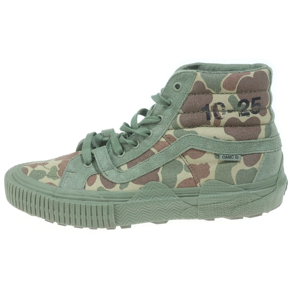 VANS(ヴァンズ) ×WTAPS ×OAMC SK8-HI GL LUG DUCK CAMO ダブルタップス オーエーエムシー ダック カモフラ ハイカットスニーカー カーキ US9.5/27.5cm VN000MYGDP0