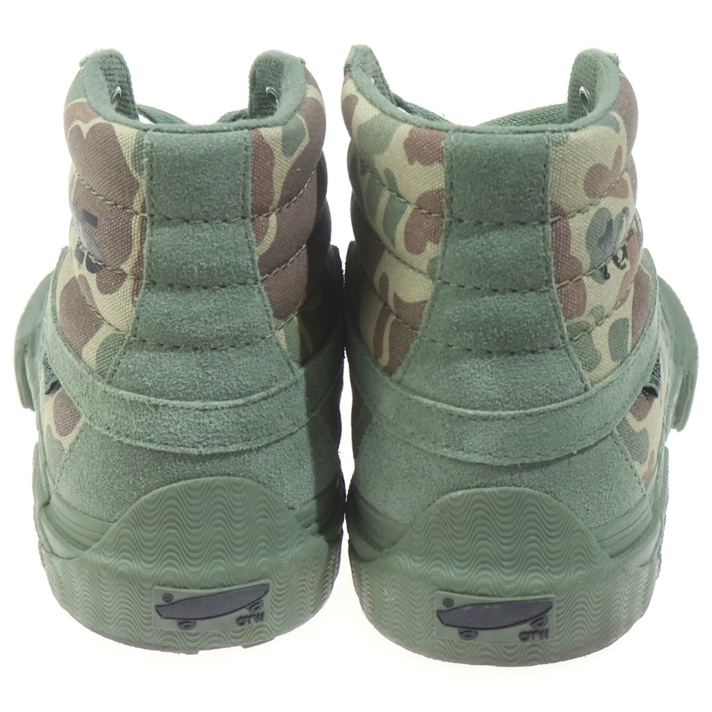 VANS(ヴァンズ) ×WTAPS ×OAMC SK8-HI GL LUG DUCK CAMO ダブルタップス オーエーエムシー ダック カモフラ ハイカットスニーカー カーキ US9.5/27.5cm VN000MYGDP0