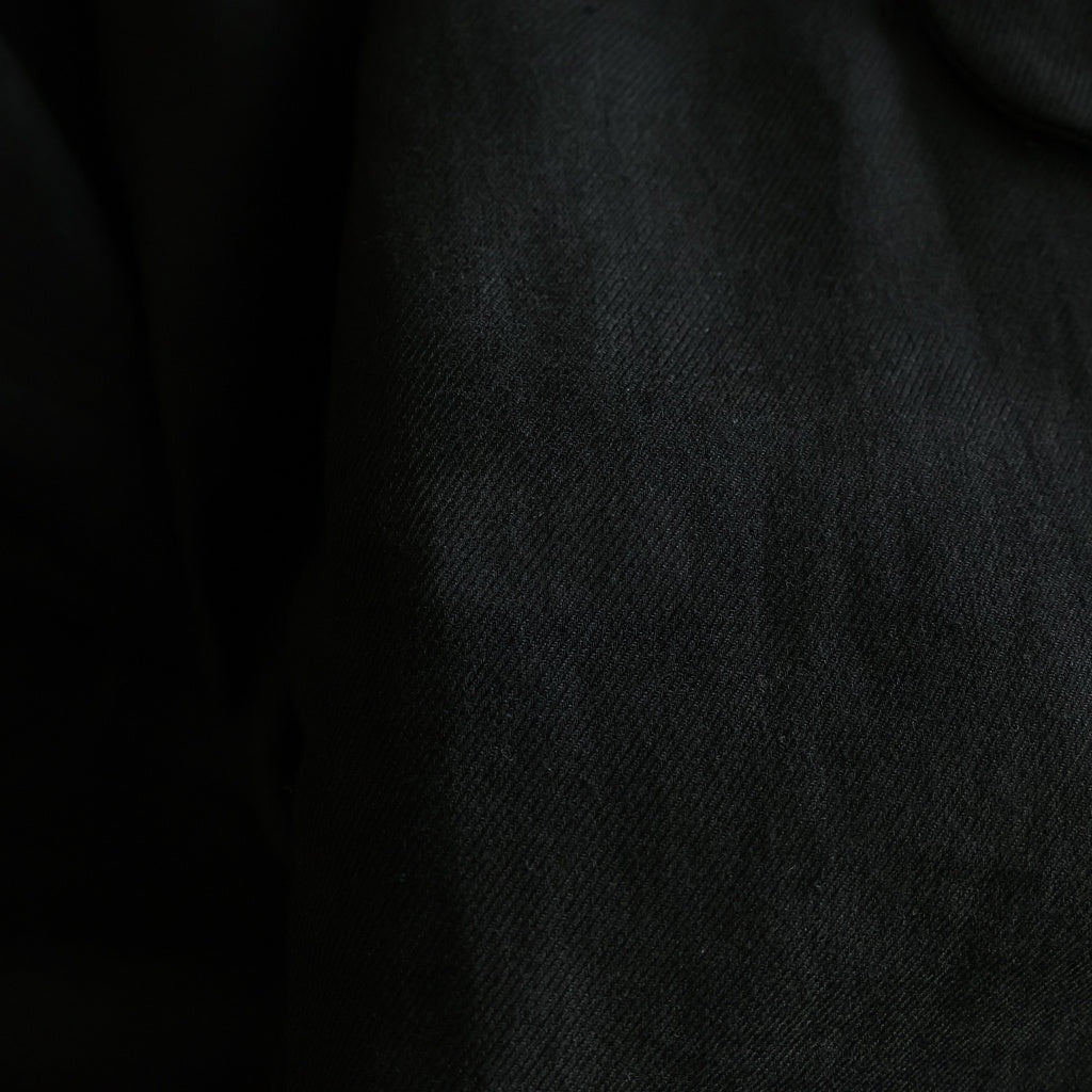 BLACK COMME des GARCONS(ブラックコムデギャルソン) 22SS AD2021 サルエルパンツ ゴムウエスト ブラック 1I-P015