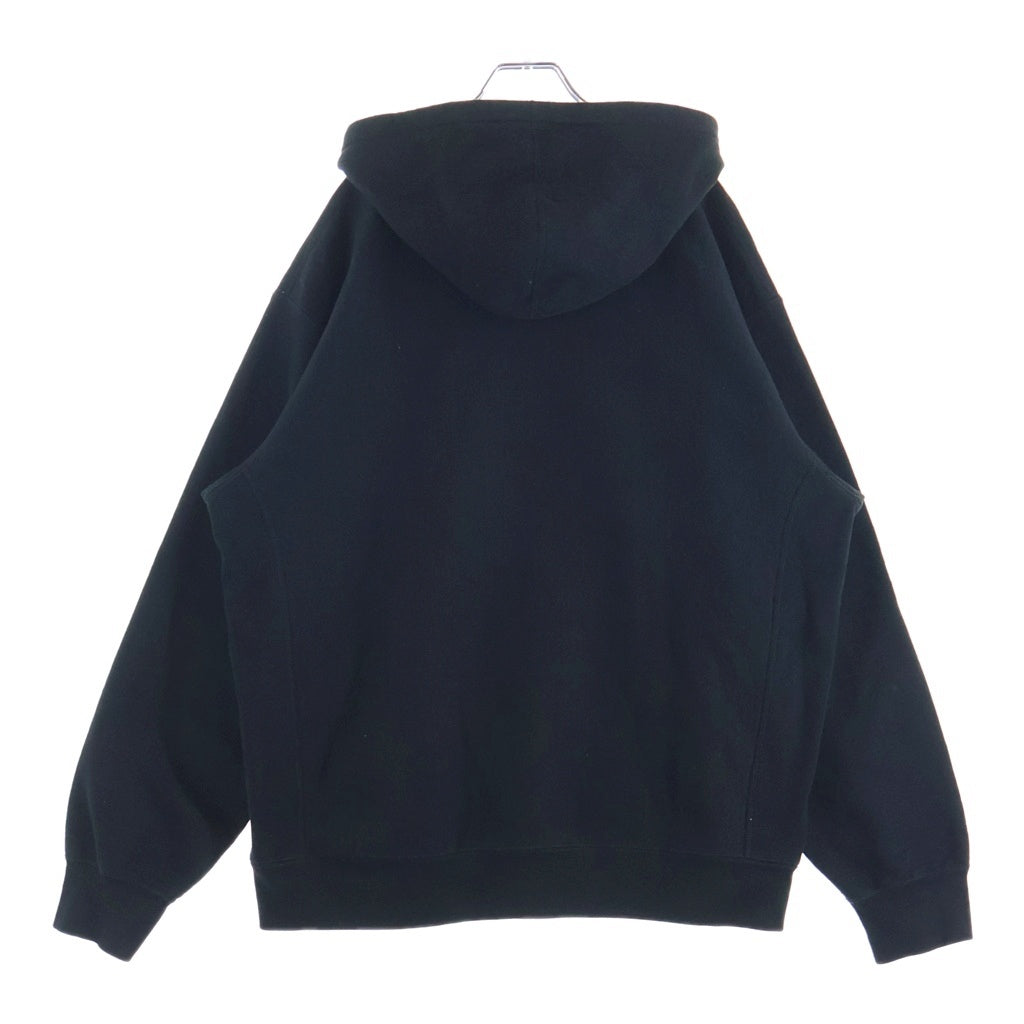 SUPREME(シュプリーム) 22SS Lace Hooded Sweatshirt レースロゴ スウェット プルオーバーパーカー フーディー ブラック