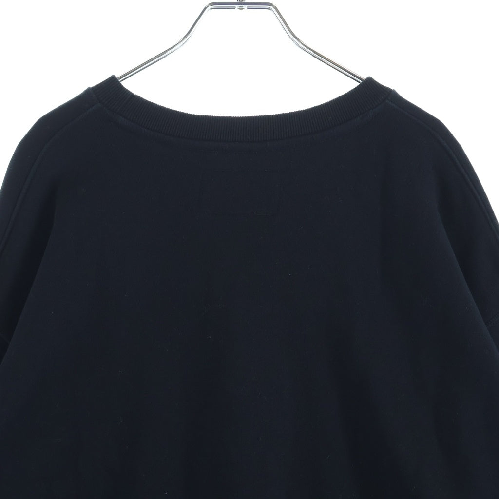 NEIGHBORHOOD(ネイバーフッド) 23AW ×DELUXE SWEATSHIRT LS ロゴプリント デラックス クルーネックスウェット トレーナー ブラック 23244DDN-CSM01S