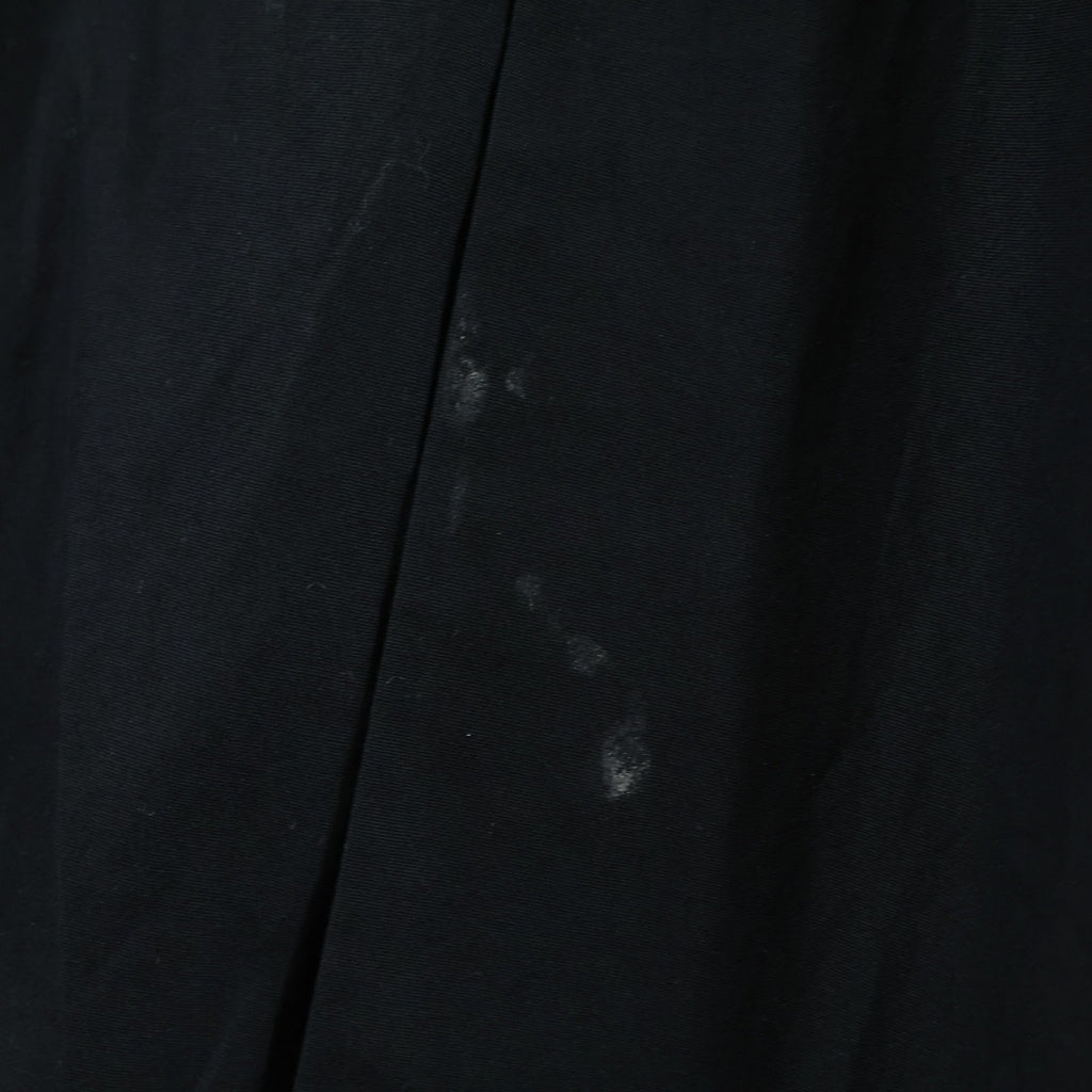 BLACK COMME des GARCONS(ブラックコムデギャルソン) 22AW AD2022 レギュラーカラー コットン 長袖ねじれシャツ ブラック 1J-B012