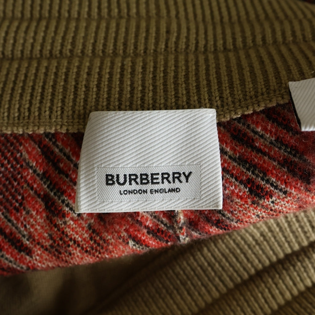 BURBERRY(バーバリー) ノヴァチェック ニットハーフパンツ ベージュ 8021341