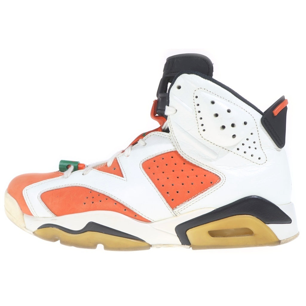 NIKE(ナイキ) AIR JORDAN 6 RETRO GATORADE エアジョーダン 6 レトロ ゲータレード ハイカットスニーカー ホワイト/オレンジ US9.5/27.5cm 384664-145