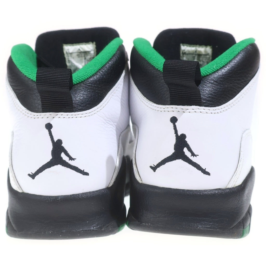 NIKE(ナイキ) AIR JORDAN 10 RETRO SEATTLE エアジョーダン10 レトロ シアトル ハイカットスニーカー ホワイト/ブラック US9.5/27.5cm 310806-137