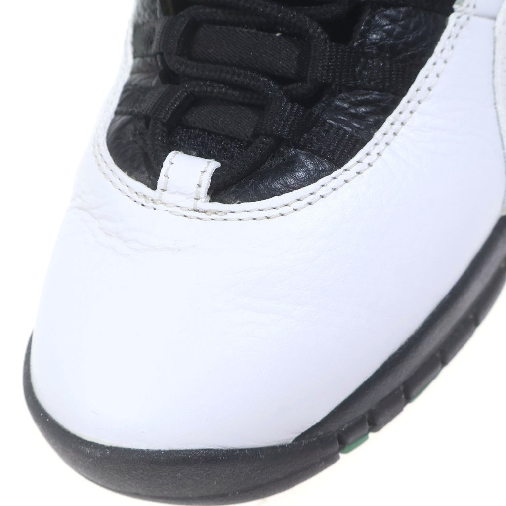 NIKE(ナイキ) AIR JORDAN 10 RETRO SEATTLE エアジョーダン10 レトロ シアトル ハイカットスニーカー ホワイト/ブラック US9.5/27.5cm 310806-137
