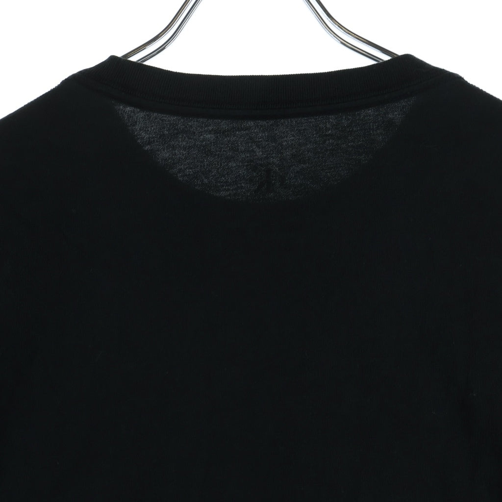 KITH(キス) ×CALVIN KLEIN カルバンクライン ロゴプリント クルーネック長袖Tシャツ ロングスリーブカットソー ブラック KH3840-100