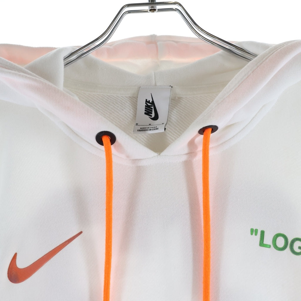 NIKE(ナイキ) 18SS ×OFF WHITE MERCURIAL NRG オフホワイト フットボール プルオーバーフーデッドパーカー ホワイト AA3257-100