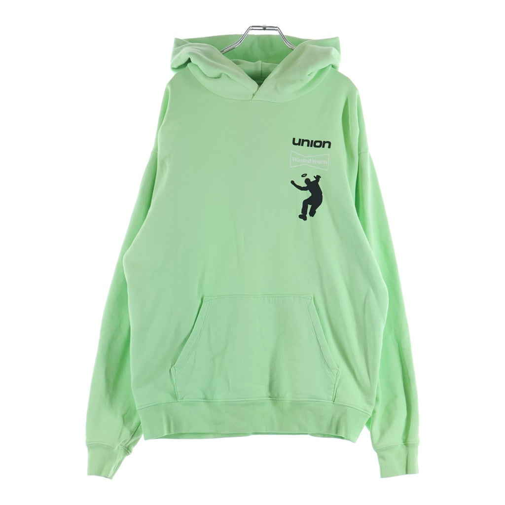 UNION(ユニオン) 21AW ×VERDY WASTED YOUTH HOODIE ヴェルディ ウェイステッドユース プルオーバーフーデッドパーカー グリーン