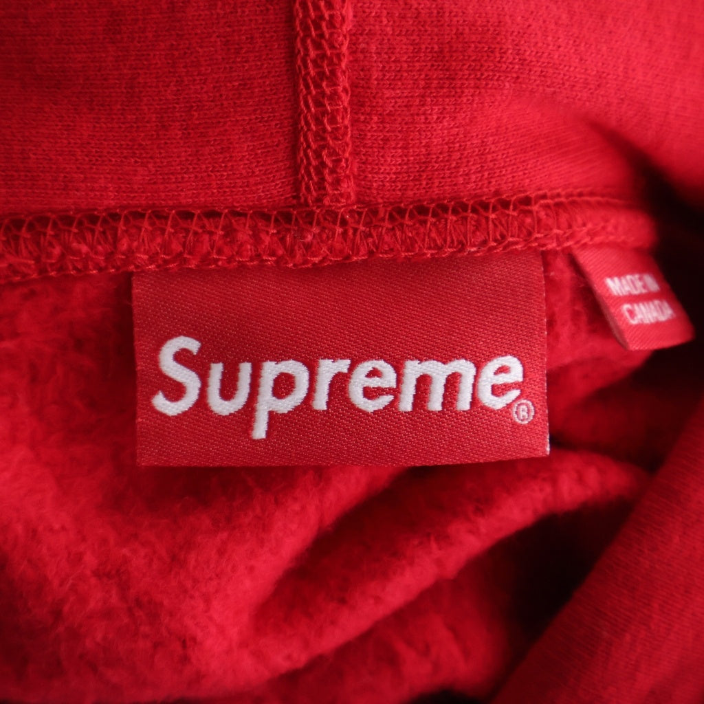 SUPREME(シュプリーム) 21SS ×KAWS Chalk Logo Hooded Sweatshirt カウズ チョークロゴプリント プルオーバーフーデッドパーカー レッド