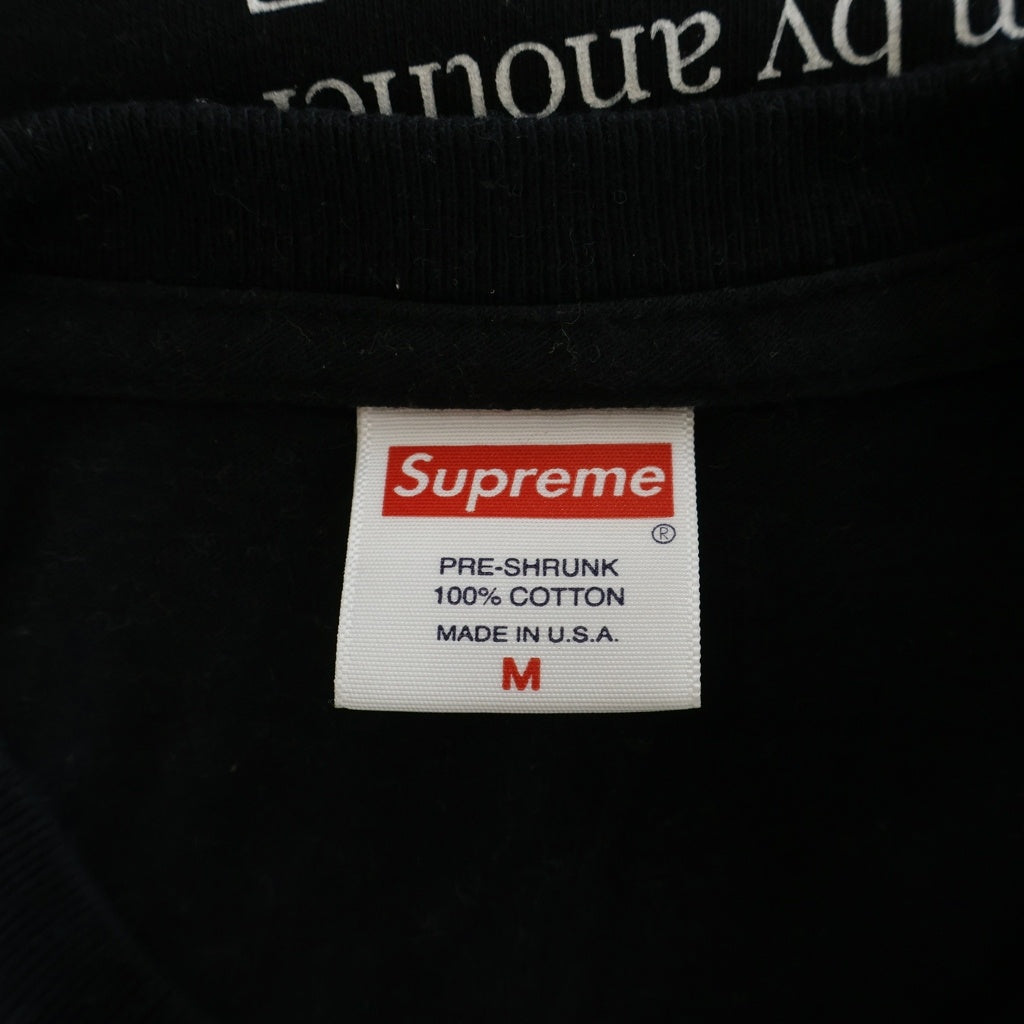 SUPREME(シュプリーム) 17AW Scarface Split Tee スカーフェイススプリット フリントプリントTシャツ 半袖クルーネックカットソー ブラック