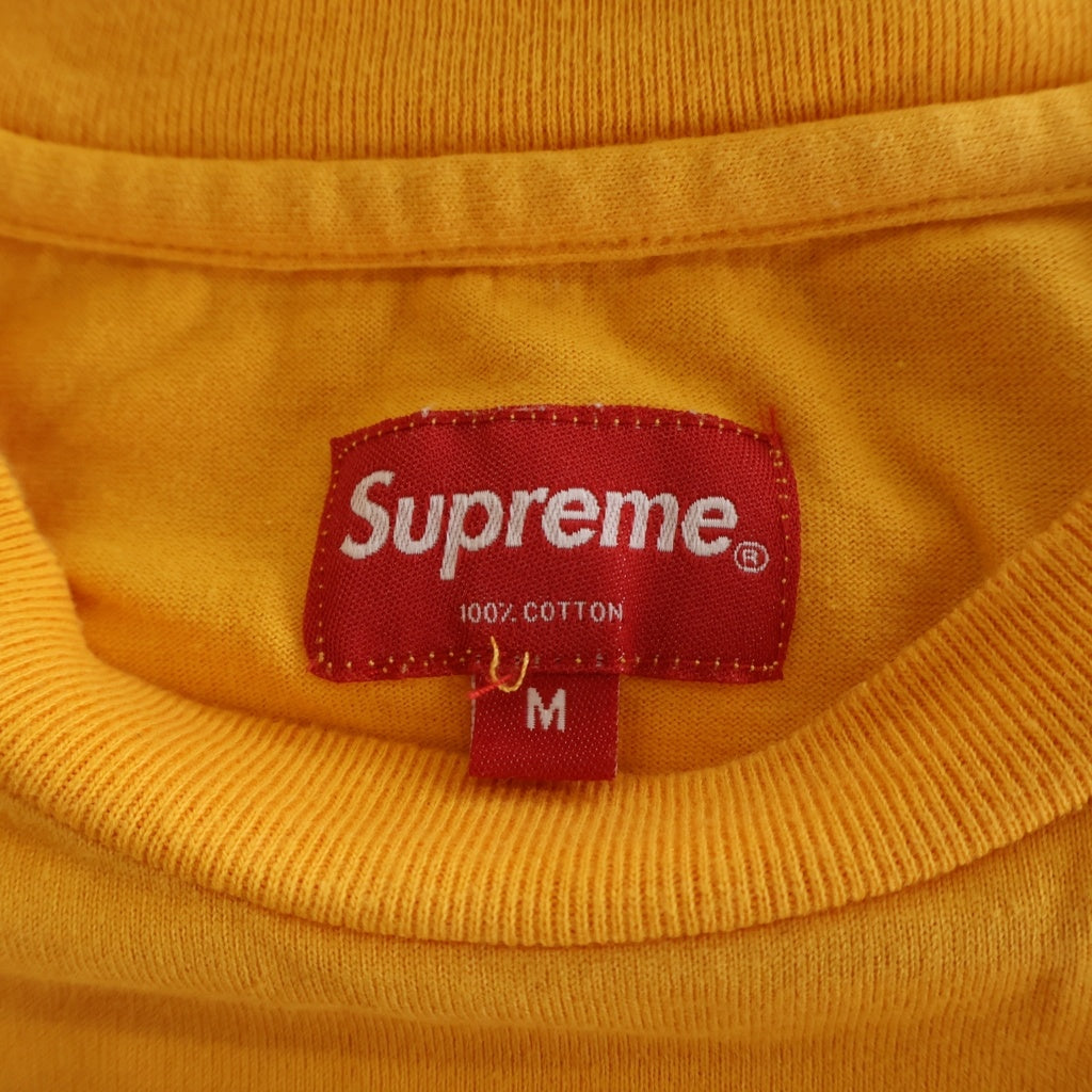 SUPREME(シュプリーム) 17AW Best In The World L/S Tee ベストインザワールドプリント クルーネック長袖Tシャツ ロングスリーブカットソー オレンジ