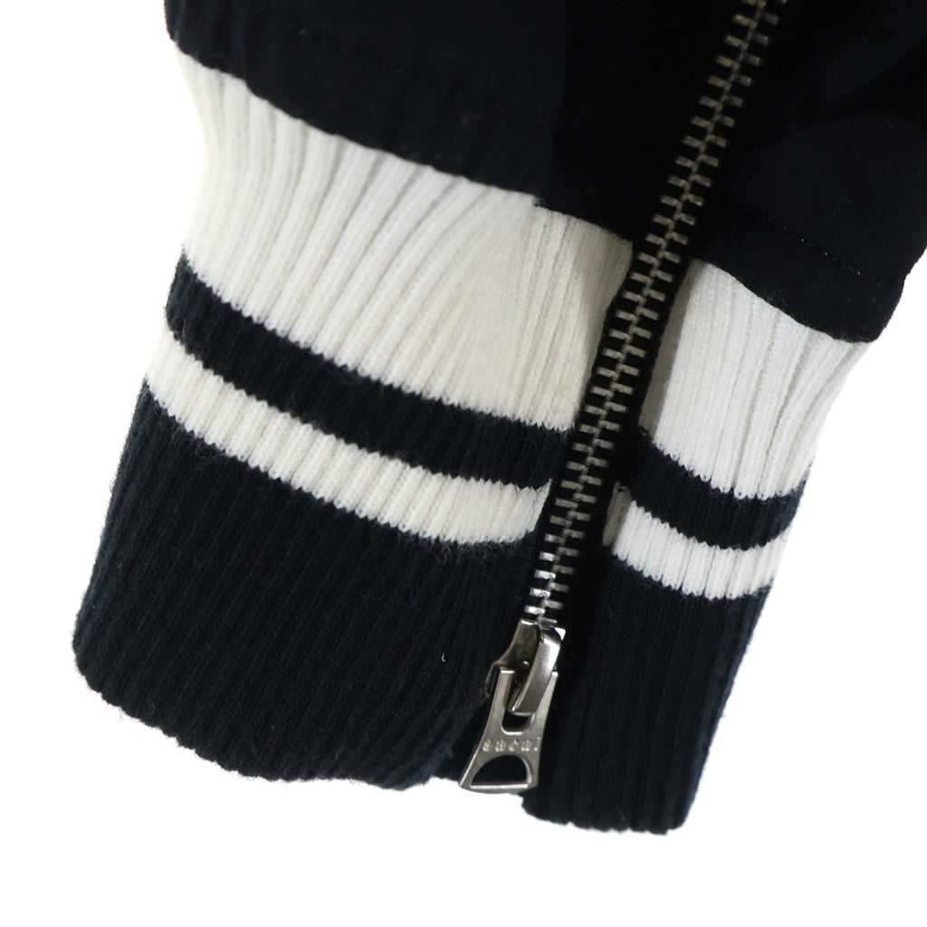 Sacai(サカイ) 19SS バンダナ柄ジップアップブルゾン ボンバージャケット ホワイト/ブラック 19-01911M