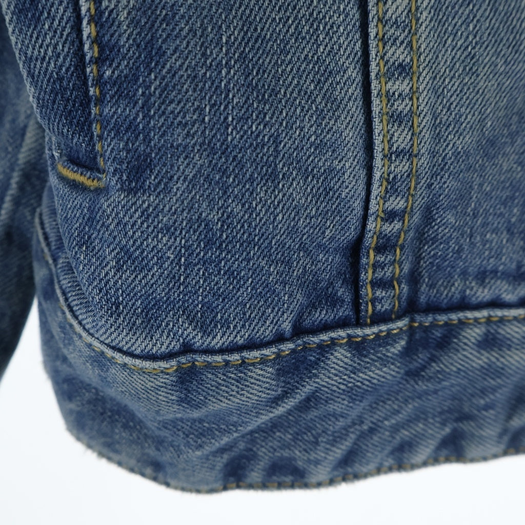 KITH(キス) 18SS LAIGHT DENIM JACKET HOSU BLUE ロゴプリント ライトデニムジャケット インディゴ KH-LDJSS18HBL