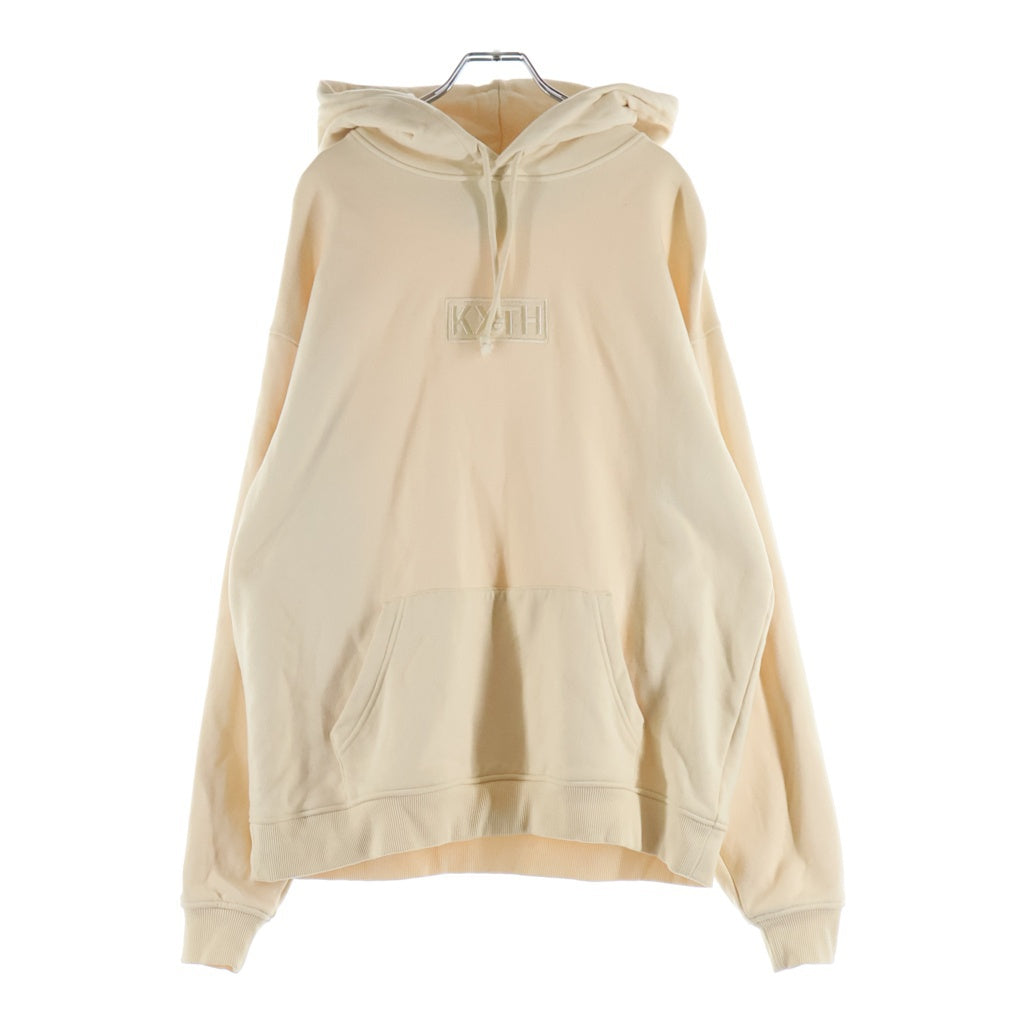 KITH(キス) 21AW CYBER MONDAY HOODIE サイバーマンデー プルオーバーフーデッドパーカー ベージュ KHM030148