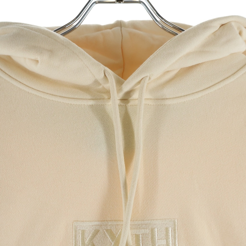 KITH(キス) 21AW CYBER MONDAY HOODIE サイバーマンデー プルオーバーフーデッドパーカー ベージュ KHM030148