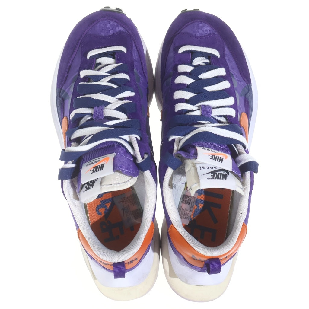 NIKE(ナイキ) ×SACAI VAPORWAFFLE DARK IRIS ヴェイパーワッフル ダークアイリス ローカットスニーカー パープル/オレンジ US9/27cm DD1875-500