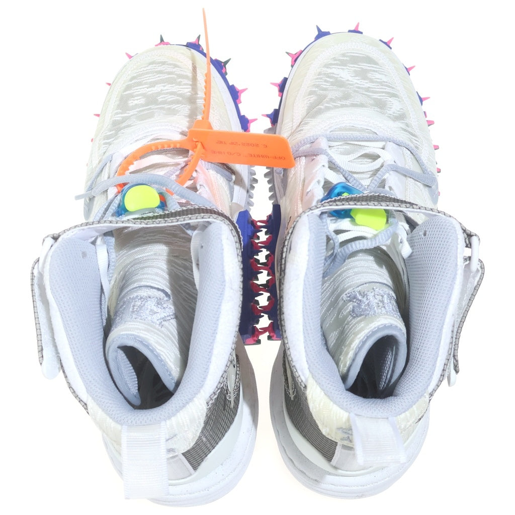 NIKE(ナイキ) ×OFF WHITE AIR FORCE 1 MID SP オフホワイト エアフォース1 ミッドカットスニーカー ホワイト US9/27cm DO6290-100