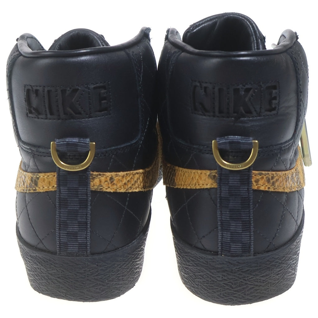 NIKE SB(ナイキエスビー) 22AW ×SUPREME BLAZER MID シュプリーム ブレーザー ミッドカットスニーカー ブラック/イエロー US9/27cm DV5078-001