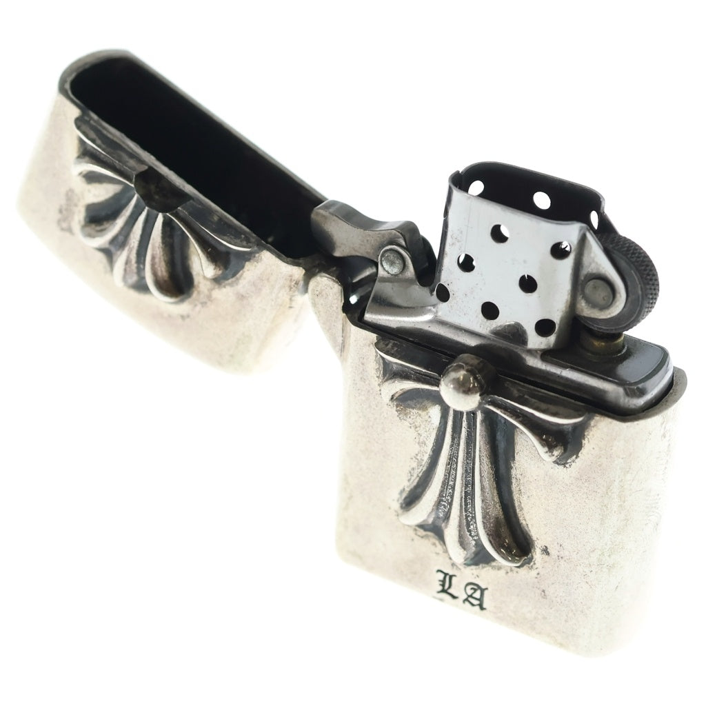 CHROME HEARTS(クロムハーツ) ZIPPO LIGHTERZ-V4 LA限定スモールCHクロスジッポライター シルバー