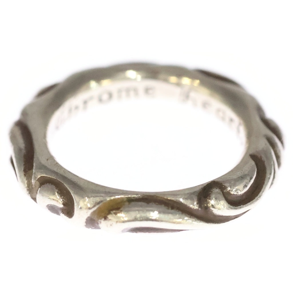 CHROME HEARTS(クロムハーツ) SCRL BAND スクロールバンド リング シルバー BCA351