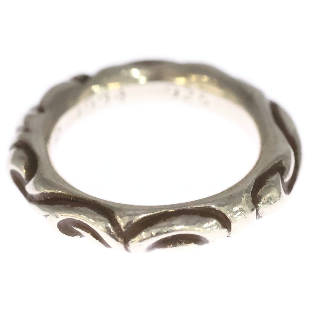 CHROME HEARTS(クロムハーツ) SCRL BAND スクロールバンド リング シルバー BCA351