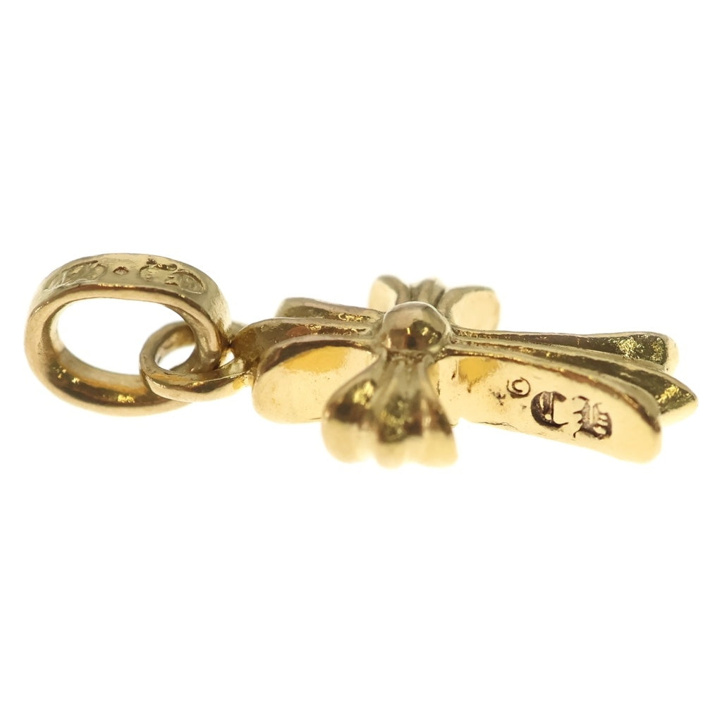 CHROME HEARTS(クロムハーツ) 22K CRS BBYFAT P/DIA ベイビーファットクロス PAVEダイヤ ペンダントトップ ゴールド BCA035