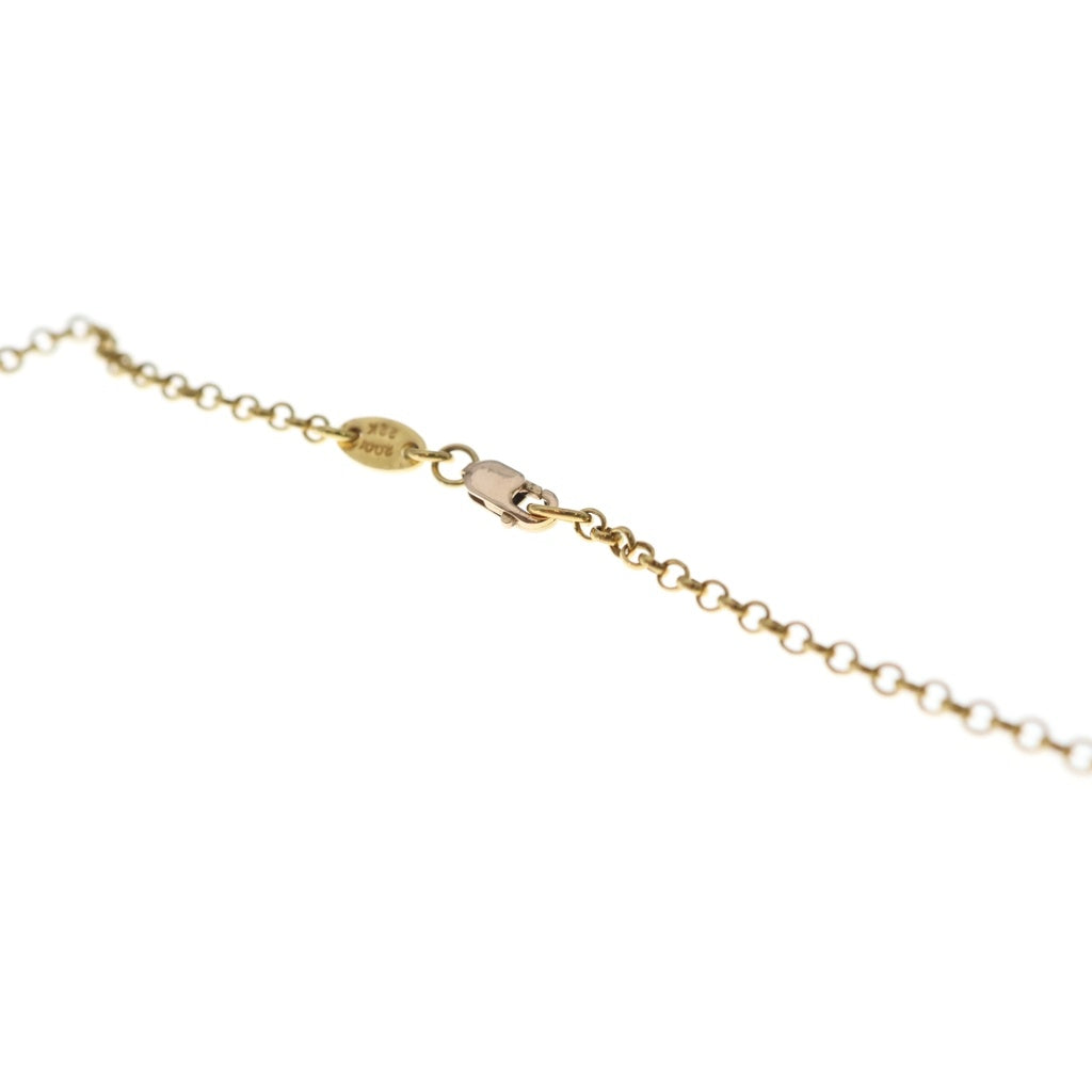 CHROME HEARTS(クロムハーツ) 22K NECKCHAIN R18 ロールチェーンネックレス 18inch ゴールド BCA010
