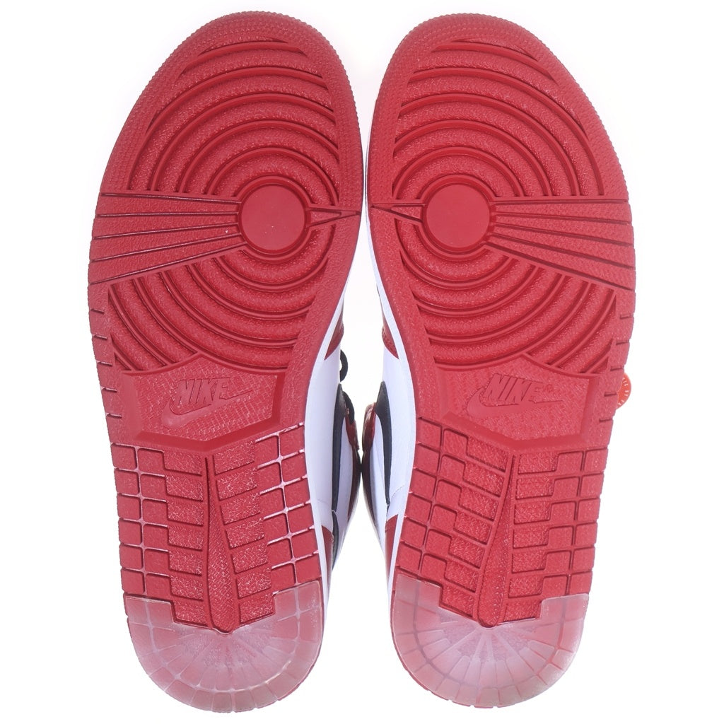 NIKE(ナイキ) 【鑑賞用 2015年製】 AIR JORDAN 1 RETRO HIGH OG CHICAGO エアジョーダン 1 レトロ シカゴ ハイカットスニーカー レッド US9.5/27.5cm 555088-101