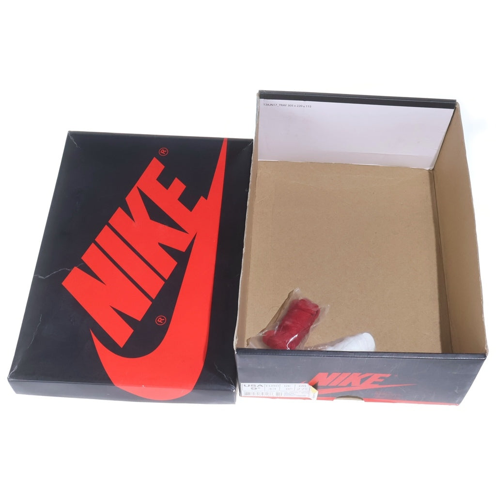 NIKE(ナイキ) 【鑑賞用 2015年製】 AIR JORDAN 1 RETRO HIGH OG CHICAGO エアジョーダン 1 レトロ シカゴ ハイカットスニーカー レッド US9.5/27.5cm 555088-101
