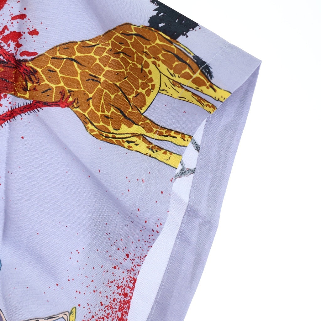 WACKO MARIA(ワコマリア) 20SS ×NECK FACE HAWAIIAN SHIRT ネックフェイス グラフィックプリント 半袖ハワイアンシャツ パープル NECKFACE-WM-HI07