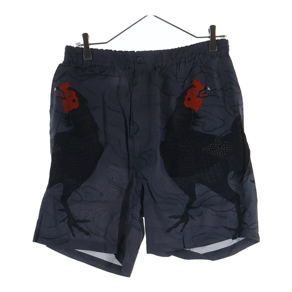 BUDSPOOL(バッズプール) ×GAKKIN 渦軍鶏 HAWAIIAN SHORTS ガッキン ハワイアンショーツ ハーフパンツ グレー