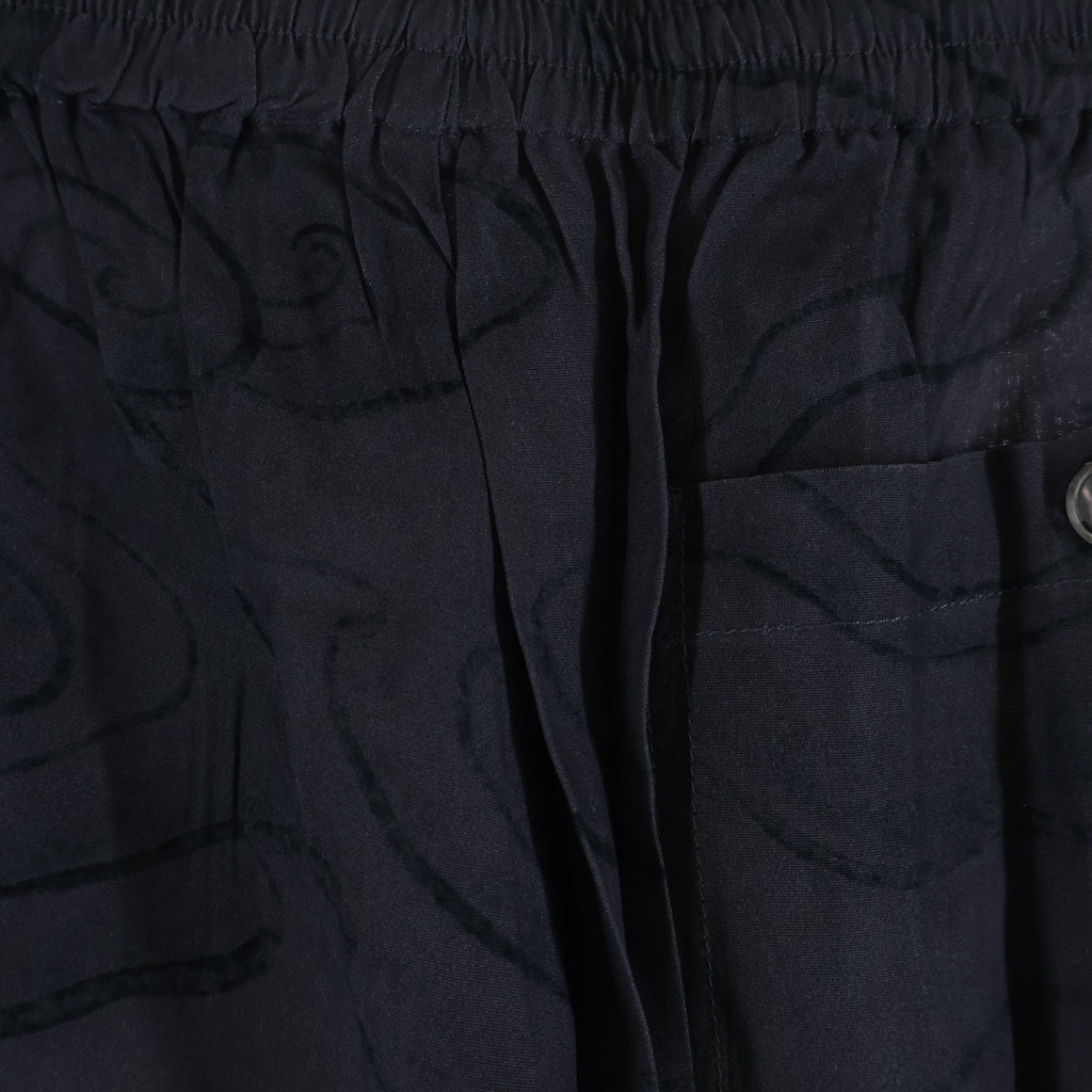 BUDSPOOL(バッズプール) ×GAKKIN 渦軍鶏 HAWAIIAN SHORTS ガッキン ハワイアンショーツ ハーフパンツ グレー