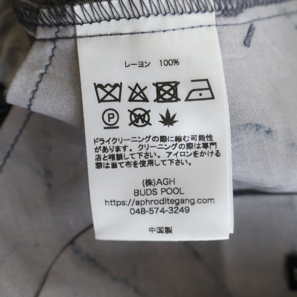 BUDSPOOL(バッズプール) ×GAKKIN 渦軍鶏 HAWAIIAN SHORTS ガッキン ハワイアンショーツ ハーフパンツ グレー