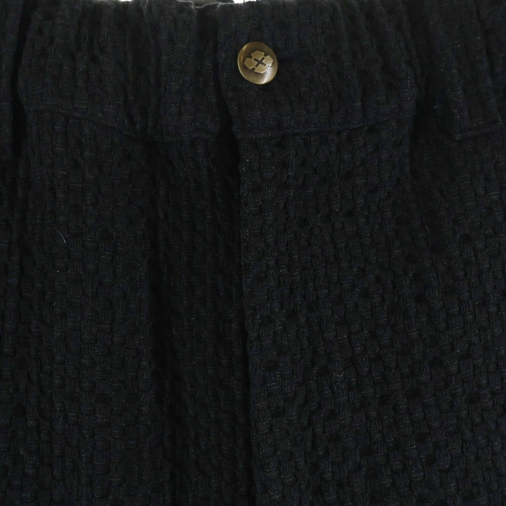 BUDSPOOL バッズプール 25AW ×GAKKIN 折り鴉 PAPER CROW CARGO PANTS ジップフライ カーゴパンツ ブラック BUDSPOOL(バッズプール) 25AW ×GAKKIN 折り鴉 PAPER CROW CARGO PANTS